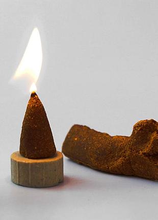 Благовония пластилин чандан big bell wet dhoop chandan 125 грамм