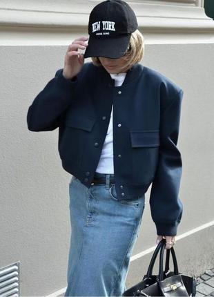 Бомбер zara
