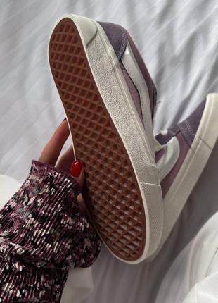 Женские кеды vans knu school “violet”8 фото