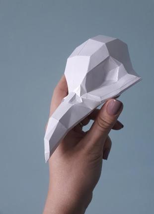 Paperkhan збірна модель фігура пазл череп голова паперкрафт papercraft подарунок сувернір іграшка конструктор