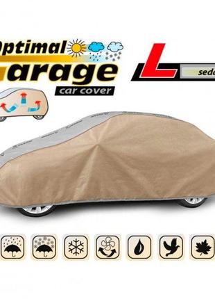 Тент чохол на автомобіль седан 483x178x120см (l) optimal garage sedan kegel 5-4322-241-2092