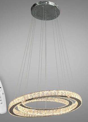Люстра хрустальная светодиодная 517 dlight 75вт хром (02013)