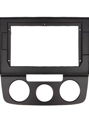 Переходная рамка 10.1" lesko для volkswagen jetta 2005-2009 golf 2003-2008 manual ac (6881) 3шт