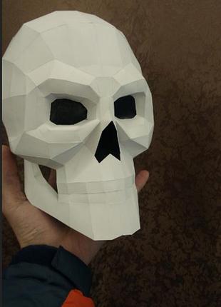 Paperkhan сборная модель фигура пазл череп голова паперкрафт papercraft подарок сувернир игрушка конструктор