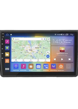 Штатна магнітола 9" lesko для skoda fabia iii рестайлінг 2018-2021 4/64gb carplay 4g wi-fi gps prime шкод 6 шт.