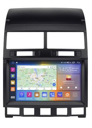 Штатная магнитола lesko для volkswagen touareg i рестайлинг 2006-2010 ips 9" 2/32gb carplay 4g wi-fi gps p 8шт