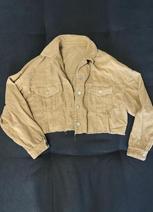 Вельветова коротка куртка