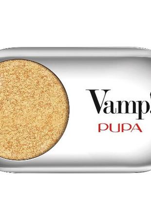 Тіні для повік pupa vamp! wet and dry eyeshadow 203 - 24k gold metallic