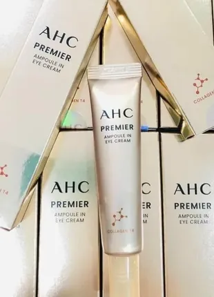 Ампульний крем для повік ahc premier ampoule in eye cream collagen t4.   новий 11 сезон крему для по2 фото