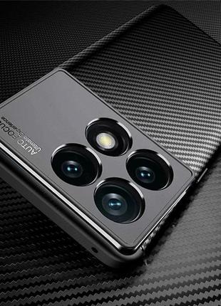 Противоударный чехол для xiaomi poco x6 pro черный