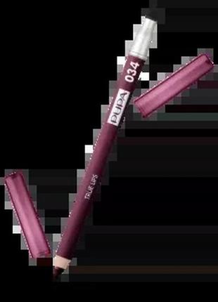 Олівець для губ pupa true lips 34 - plum (сливовий)
