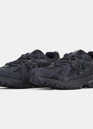 Кроссовки мужские new balance 1906d black/blue (reflective) рефлективные