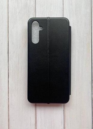 Чехол-книжка с рисунком для samsung galaxy a05s (a057) черный :: цветочная идиллия (принт 382)5 фото