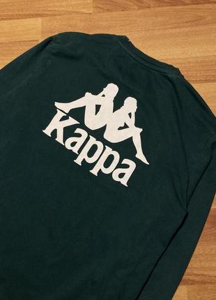Лонгслів kappa с великим лого на спині м розміру2 фото