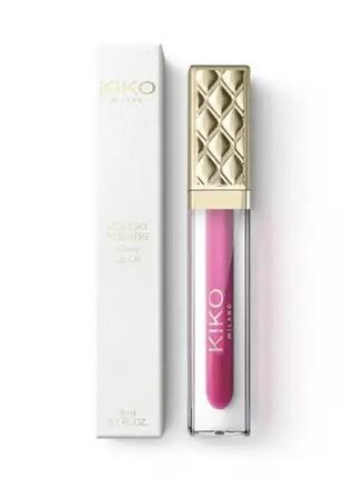 Масло для губ kiko milano holiday premiere glossy lip oil 03 - wintery cherry