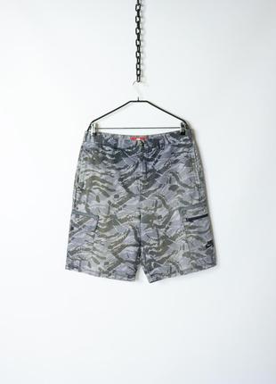 Винтажные дистрессед камуфляжные тактические карго шорты nike air.american vintage carhartt work jnco багги stussy dickens challenge court