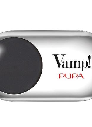 Тіні для повік pupa vamp! wet and dry eyeshadow 300 - blackout matt