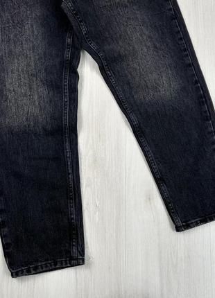 Темно-серые джинсы с фейдом фасон relaxed fit новые с бирками7 фото