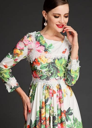 Квітка цвіла і не облітала: сукня dolce gabbana