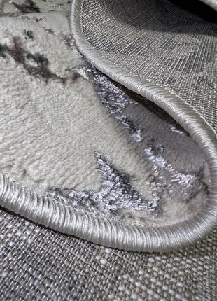 Килим 2.5x5.0 м optima з комбінованим ворсом і термоусадкою павутина beige 2576a