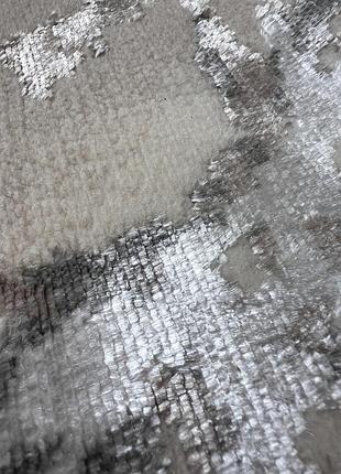 Килим 2.5x5.0 м optima з комбінованим ворсом і термоусадкою павутина beige 2576a