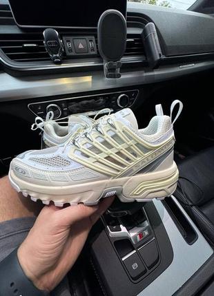 Мужские кроссовки salomon acs pro advanced white/beige