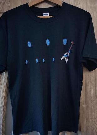 Футболка blue man group megastar world tour, группа синие люди, avangard / alt rock