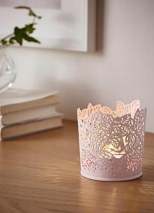 Кашпо подсвечник вазон подставка samverka ikea