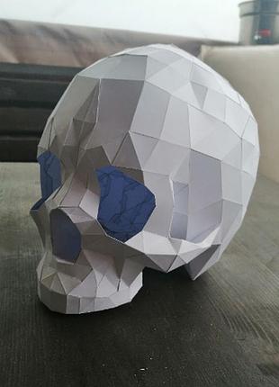 Paperkhan сборная модель фигура пазл череп голова паперкрафт papercraft подарок сувернир игрушка конструктор