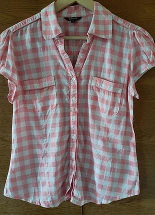 Рубашка в клетку papaya