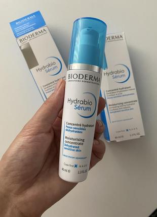 Сироватка для обличчя bioderma hydrabio serum moisturising concentrate