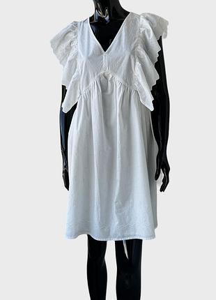 Нова бавовняна сукня плаття із прошви f&f cos вільного крою 100% бавовна