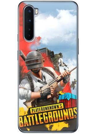 Чохол силіконовий з картинкою на oneplus nord (пубг батлграунд, pubg battlegrounds)