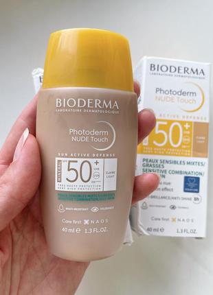 Bioderma photoderm nude touch spf 50+ биодерма