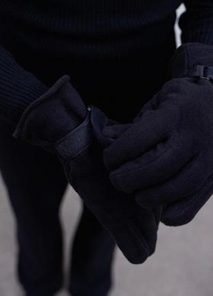 Флісові перчатки without unity 6-9 black6 фото