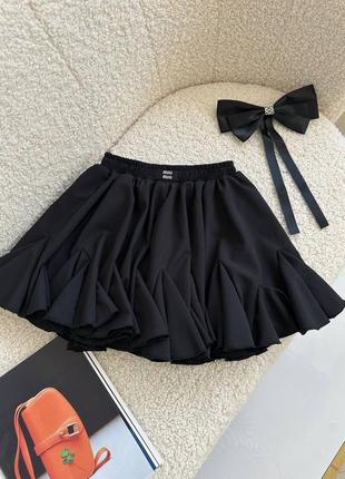 Юбка женская в стиле miu miu ✨✨✨