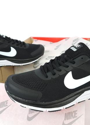 Мужские кроссовки репл. черно-белые nike shield black white. кроссовки репл. летние для мужчин черные с белым3 фото