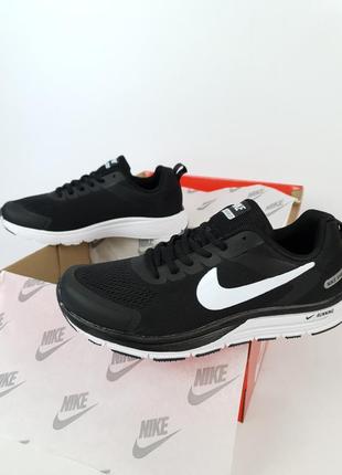 Мужские кроссовки репл. черно-белые nike shield black white. кроссовки репл. летние для мужчин черные с белым2 фото