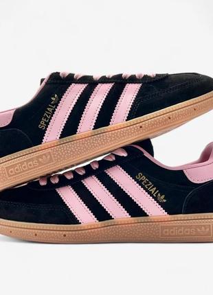 Женские кеды кроссовки adidas spezial handball clear pink