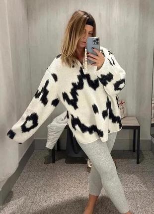 Флісова кофта пуловер зіпка h&m