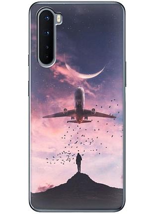 Чохол силіконовий з картинкою на oneplus nord (одного разу я полечу)