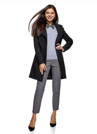 Пиджак черный удлиненный