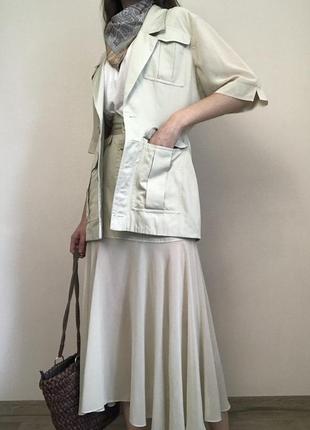Жіночий костюм з спідницею юбкою вінтаж wallis exclusive стиль сафарі2 фото