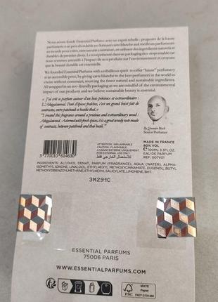 Essential parfums bois imperial парфумована вода унісекс, 100 мл6 фото