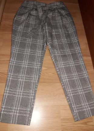 Стильні зручні брючки з поясом висока посадка