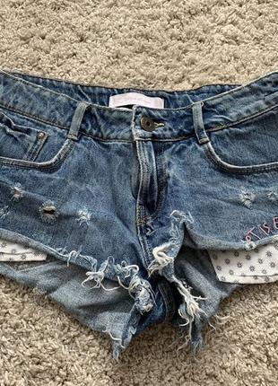 Джинсовые шорты zara!