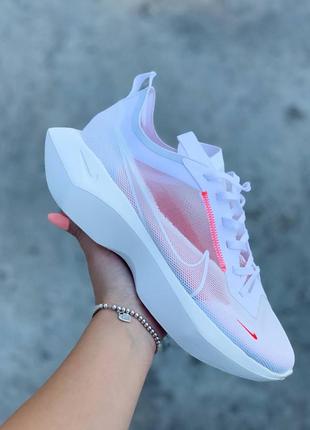 Женские текстильные кроссовки nike vista lite white red найк веста