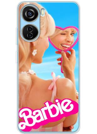 Чехол силиконовый с картинкой на zte blade v40 design (барби, barbie)