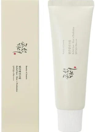 Сонцезахисний крем beauty of joseon relief sun: rice+probiotics з пробіотиками spf 50+ pa++++50 мл

термін придатності до 07/2026