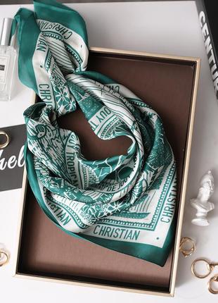 Хустка хустинка бандана на голову пов'язка на сумку на шию косинка платочек платок 12177